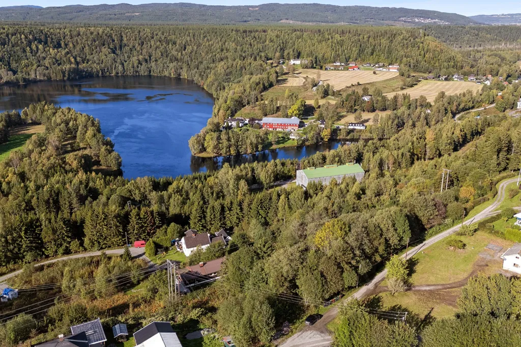 Õhuvaade - Scenic Plot with River View in Hønefoss