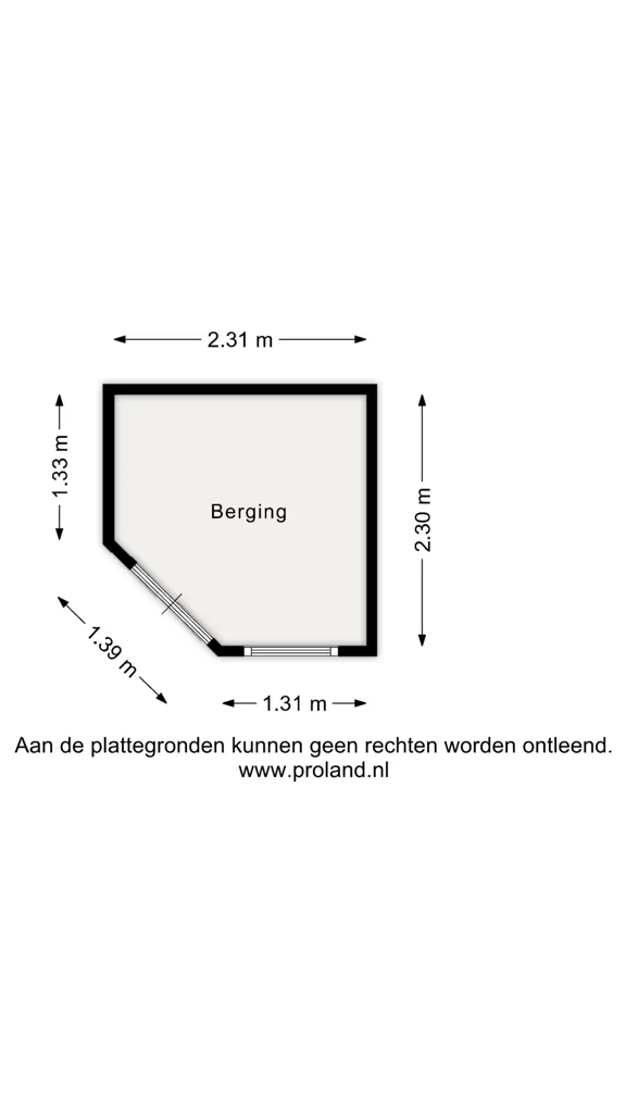 Floor Plan - 4-room house in Assen