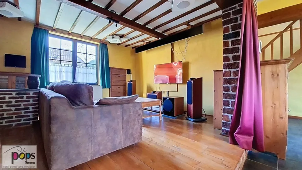Living Room - House with Workshop and Large Garden in Ramillies