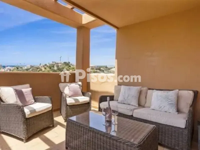 Terrasse - Apartment with Pool in Santa María Golf, Marbella