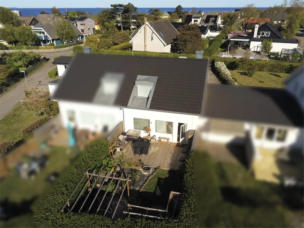 Vue aérienne - Terraced House with Garden in Viken