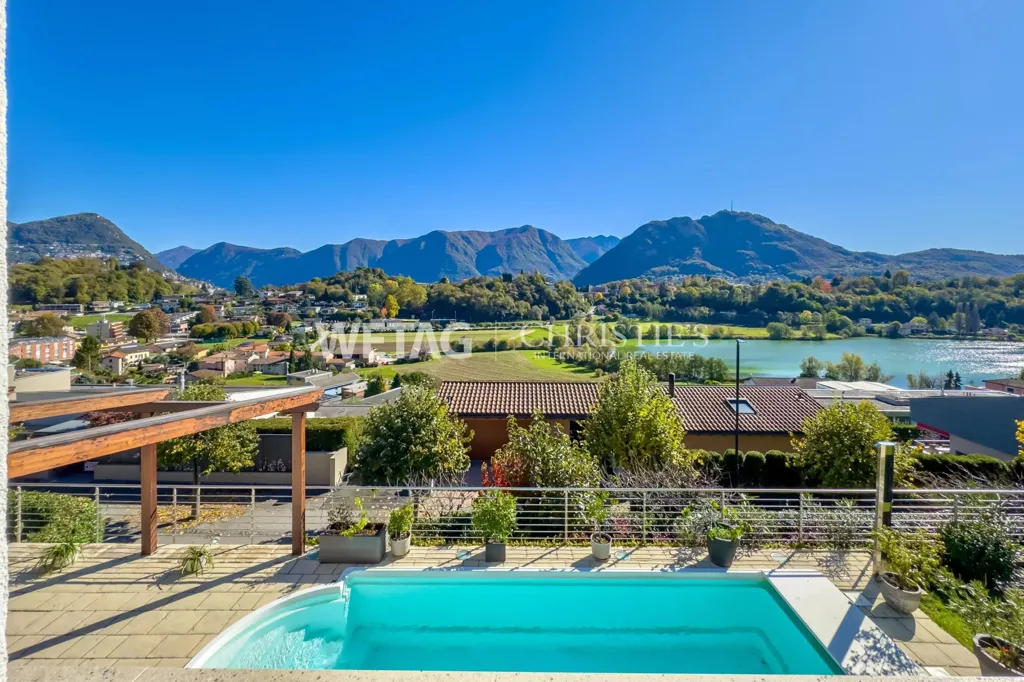 Bassein - Modern Villa with Pool in Lugano-Breganzona