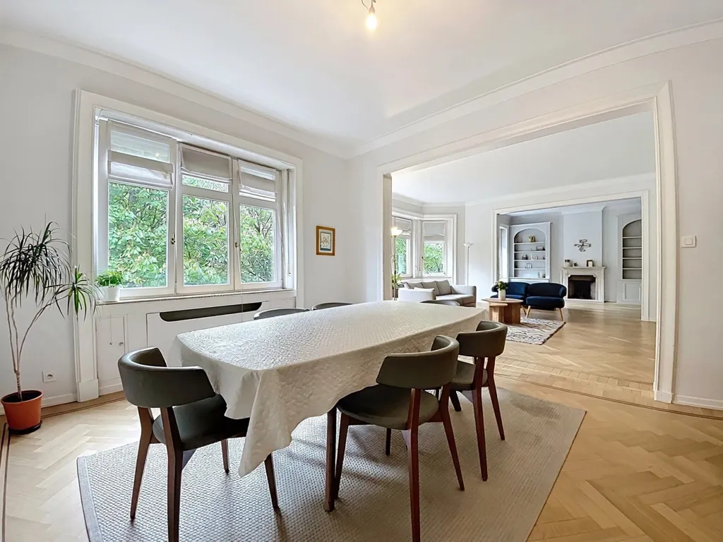 Salle à manger - Appartement Rénové avec Terrasse près du Bois de la Cambre