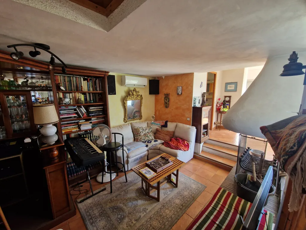 Séjour - Villa à Rénover avec Vue Mer à Biot