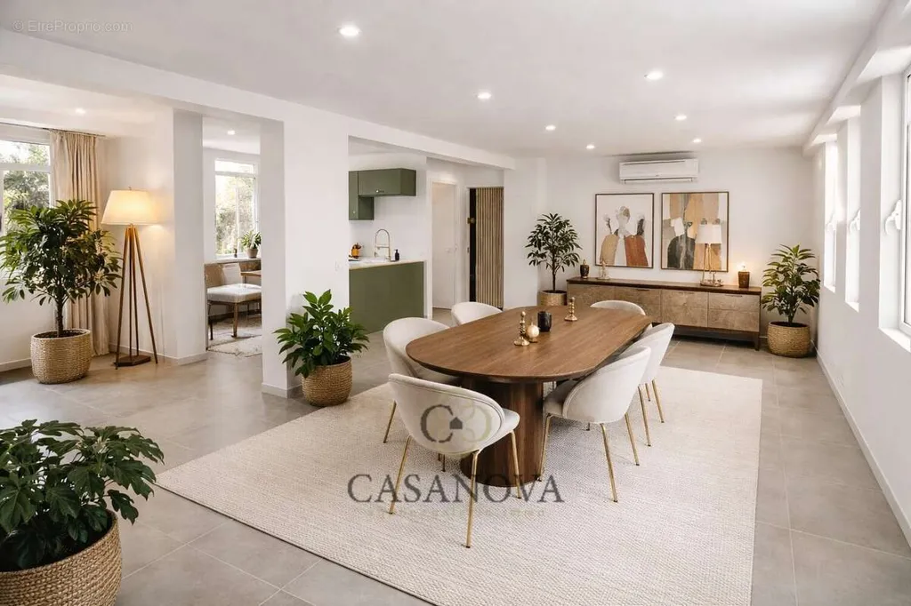 Salle à manger - Appartement Rénové avec Terrasse au Calme à Nîmes