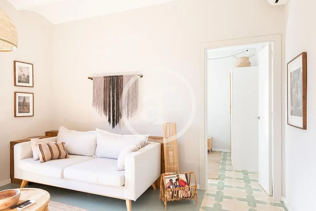 Séjour - Furnished Flat with Balcony in La Nova Esquerra de l'Eixample