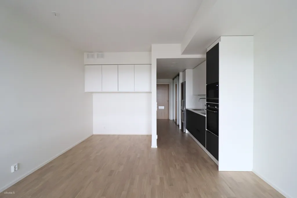 Kitchen - Modern Studio with Garden in Leppävaara