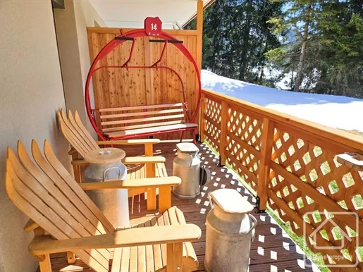 Balcon - Appartement Neuf avec Balcon et Vue Montagne à Châtel