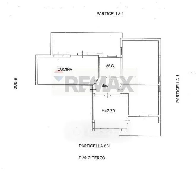 Plaan - Attico with Panoramic Terrace in Mascalucia