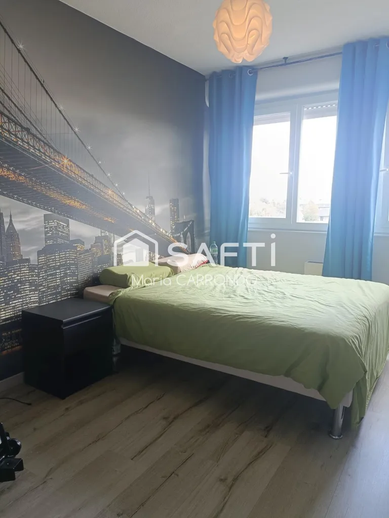 Chambres - Appartement 4 Pièces avec Parking à Saint-Saulve