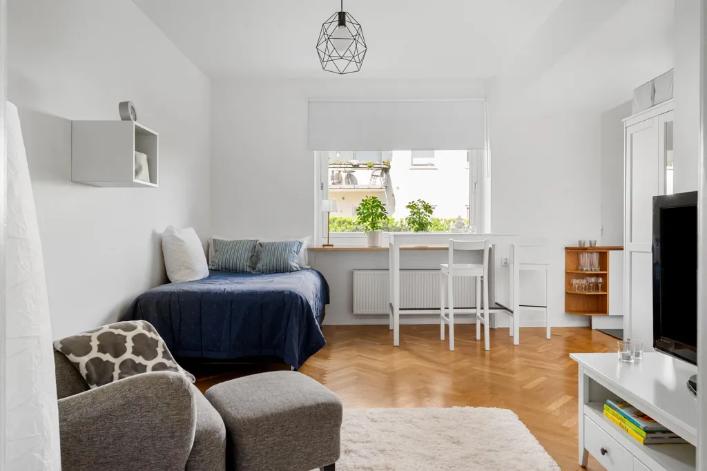 Camere da letto - Funkis Flat in Ribersborg, Malmö