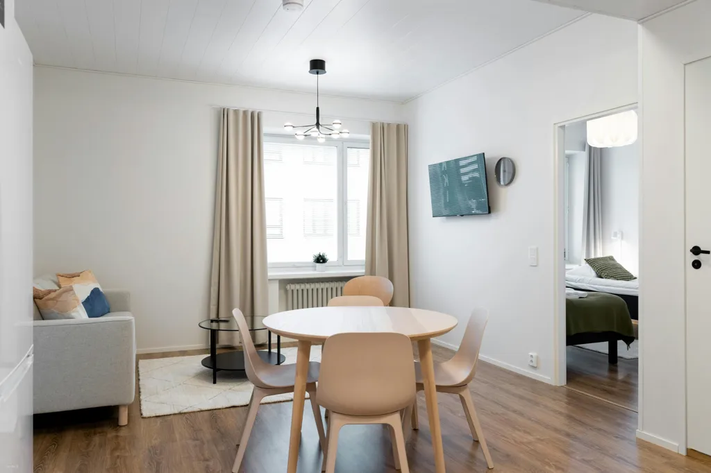 Söögituba - Furnished Apartment in Pori Centre