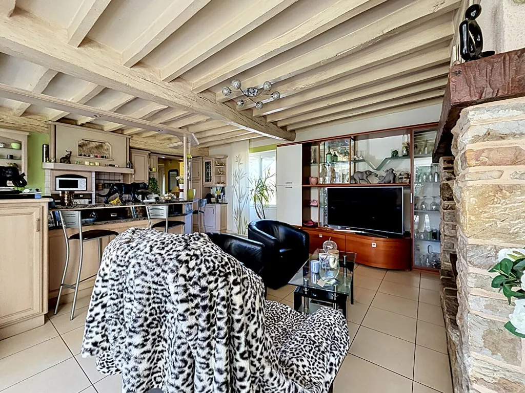 Séjour - Maison de Caractère avec Jardin à Erbrée