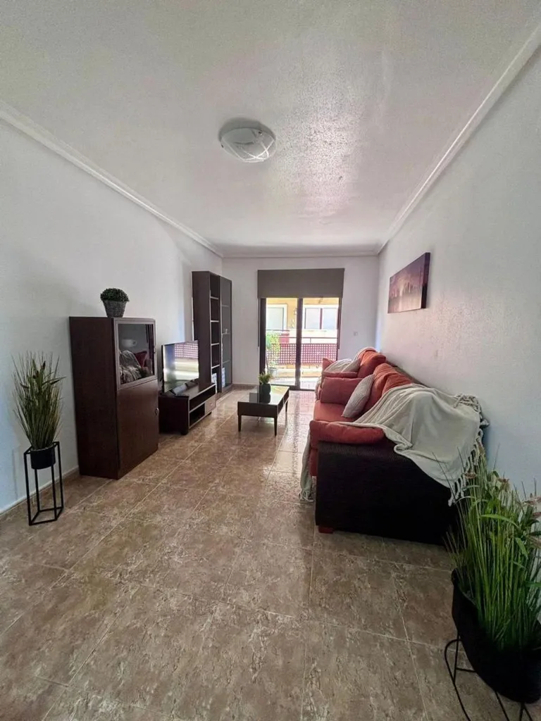 Living Room - 2-Bedroom Apartment with Terrace in Cabo Roig