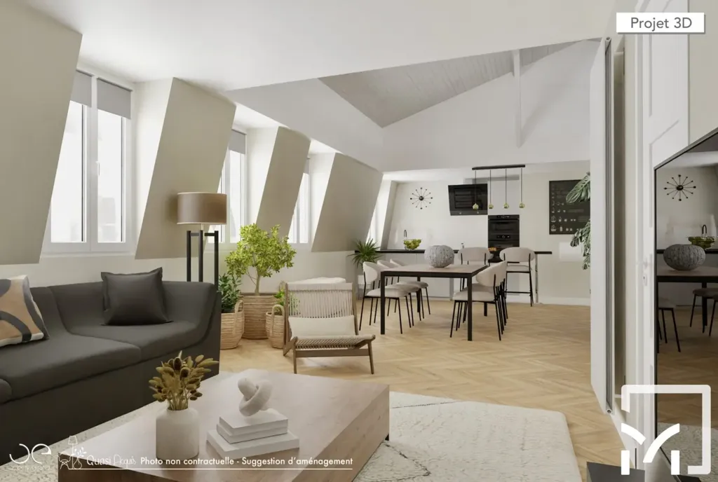 Duplex Luxueux avec Ascenseur à Versailles