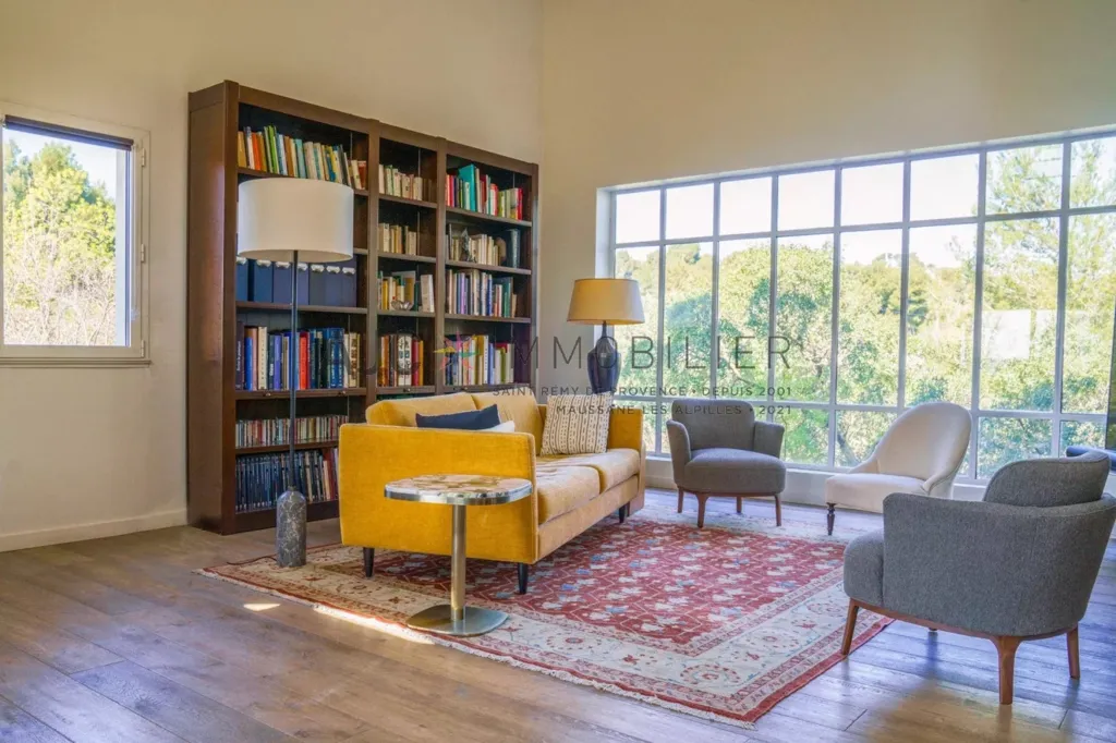 Séjour - Maison avec Piscine sur les Alpilles à Mouriès