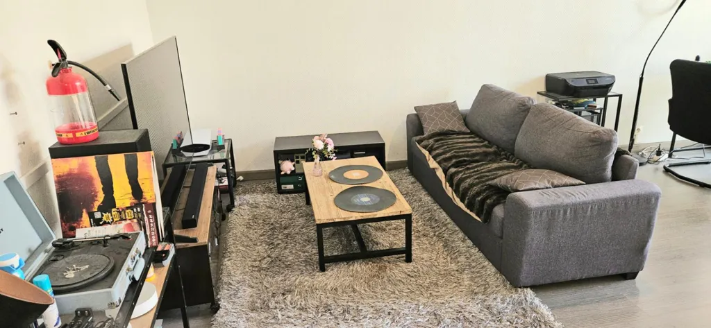 Séjour - Appartement avec Balcon au Centre de Gaillon