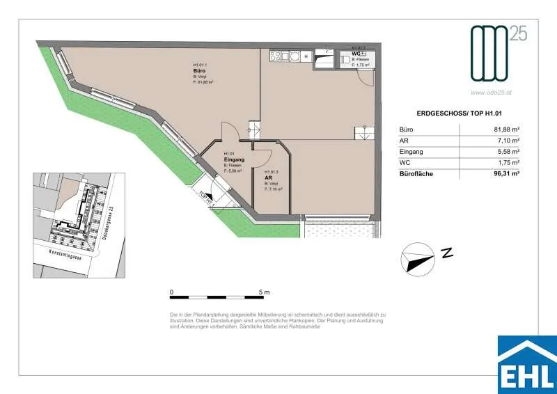 Planimetria - Flexible Office Space in Ottakring's Prime Location