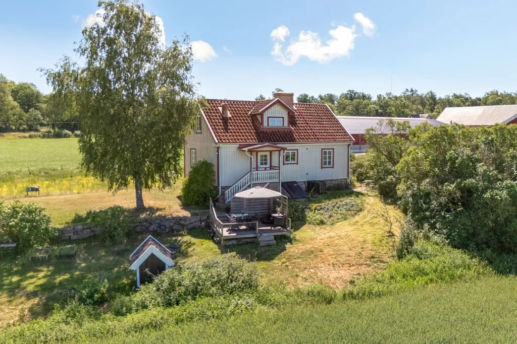 Vue aérienne - Charming 1935 Villa with Garden in Järnavik