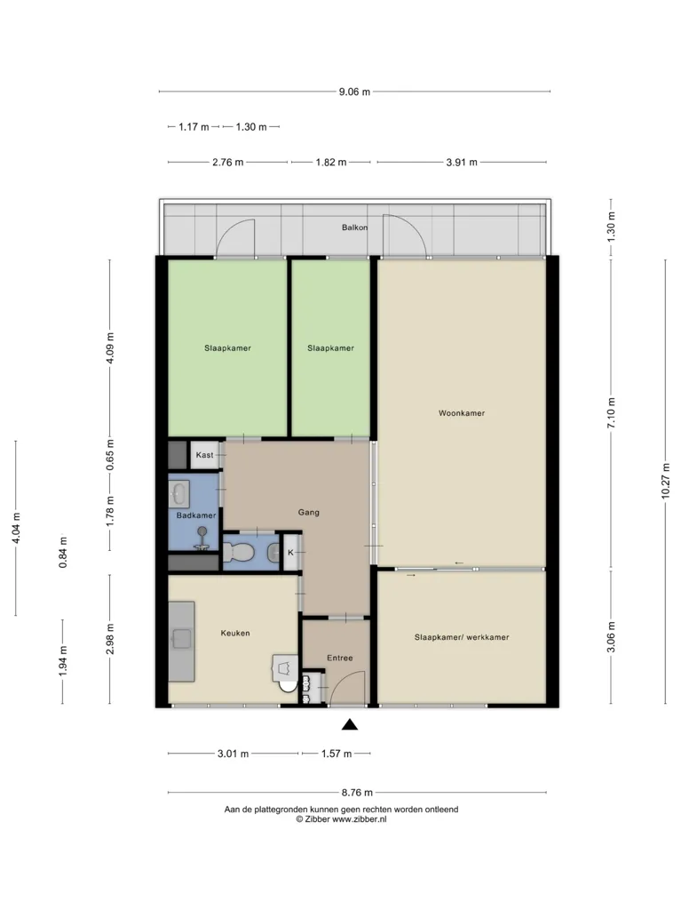 Plan - Galerij Flat with Balcony in Brunssum