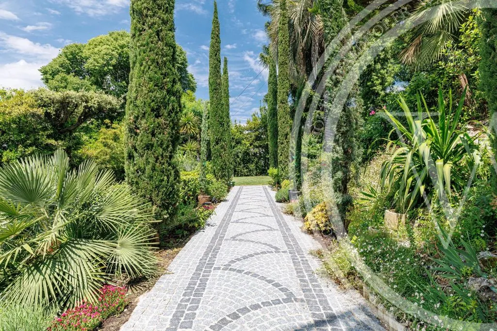 Jardin - Hôtel Particulier Luxueux avec Vue Mer à Cannes