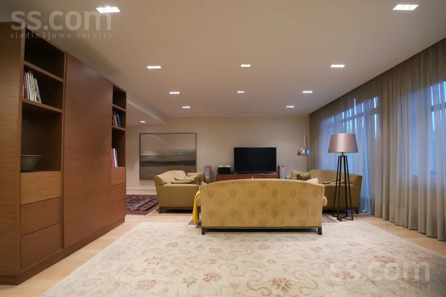 Soggiorno - Two-Level Apartment with Panoramic Views in Riga Centre