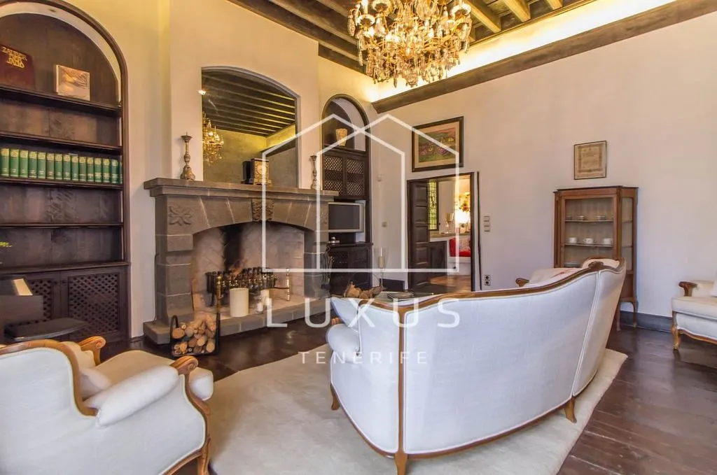Soggiorno - Historic Villa with Pool in Tacoronte