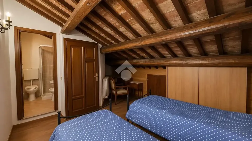 Camere da letto - Historic Apartments with Piazza View in Bagnaia
