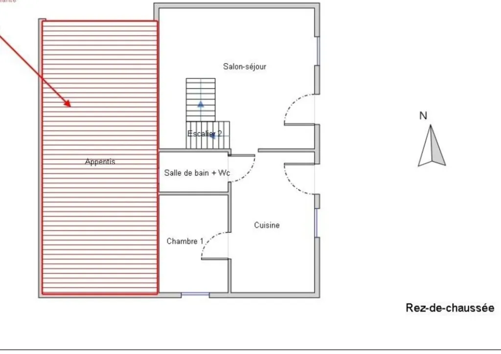 Floor Plan - Farmhouse with Caves near Connerre