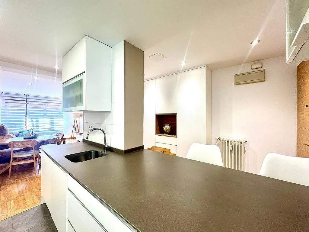 Cuisine - Modernised Flat with Lift in La Arena, Gijón