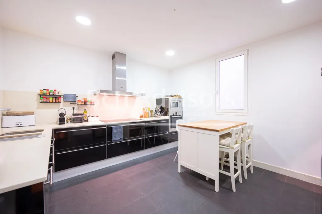 Köök - Renovated Apartment with Balcony in Dreta de l'Eixample