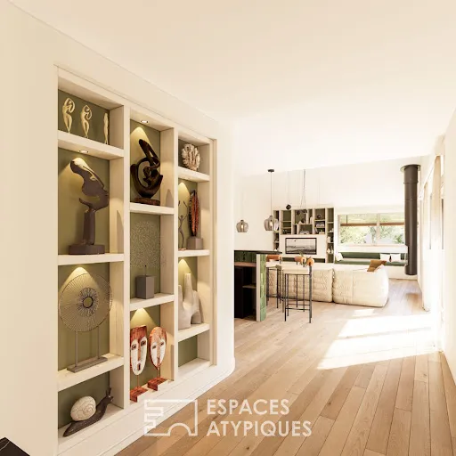 Hallway - Luxury House with Pool in La Flotte