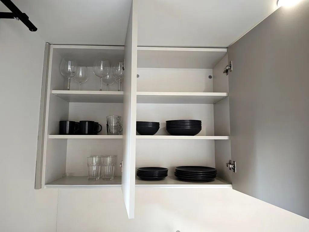 Köök - Modern Chalet with Balcony in Aiora