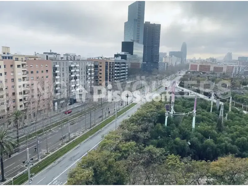 Vue aérienne - Furnished Apartment with Balcony in Sant Martí