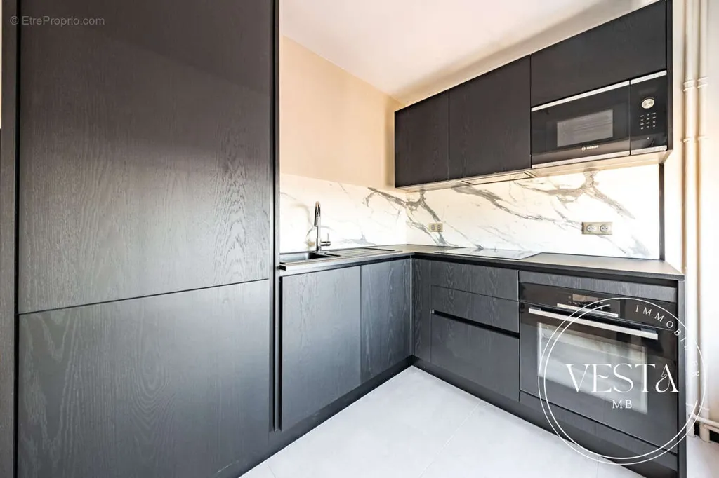 Cuisine - Appartement avec Vue Panoramique sur Dijon