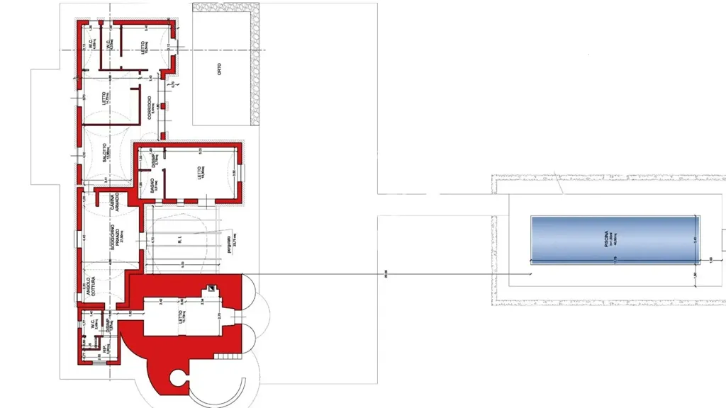 Plan - Villa with Pool in San Vito dei Normanni