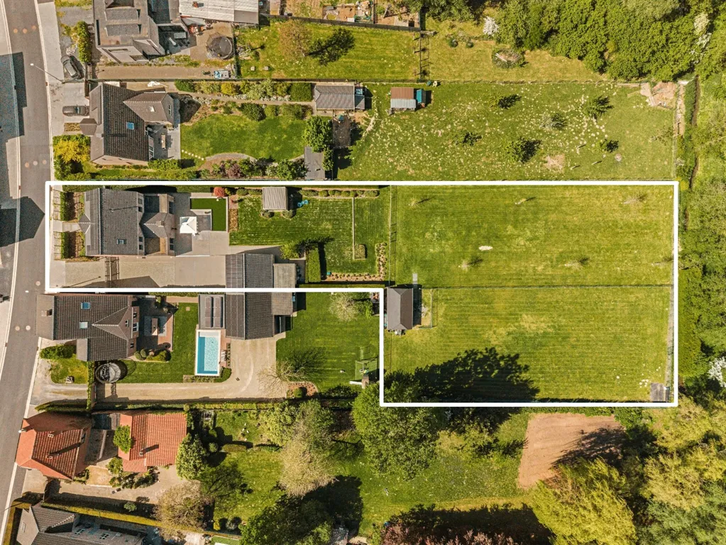 Aerial - Stately Villa with Garden in Romershoven