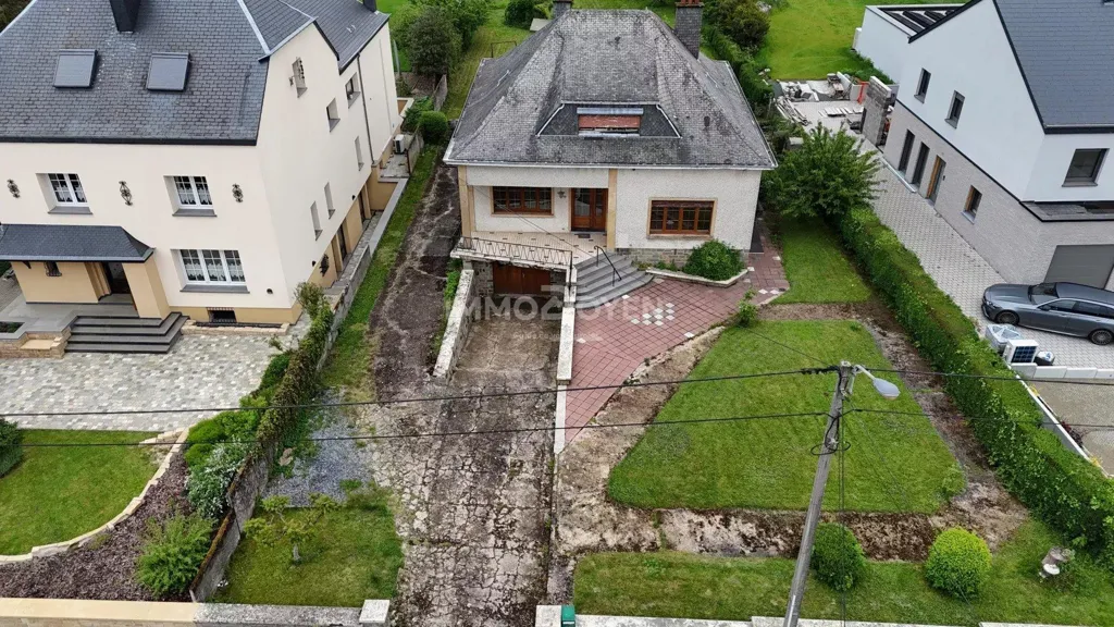 Vue aérienne - Maison avec Jardin et Cheminée à Halanzy