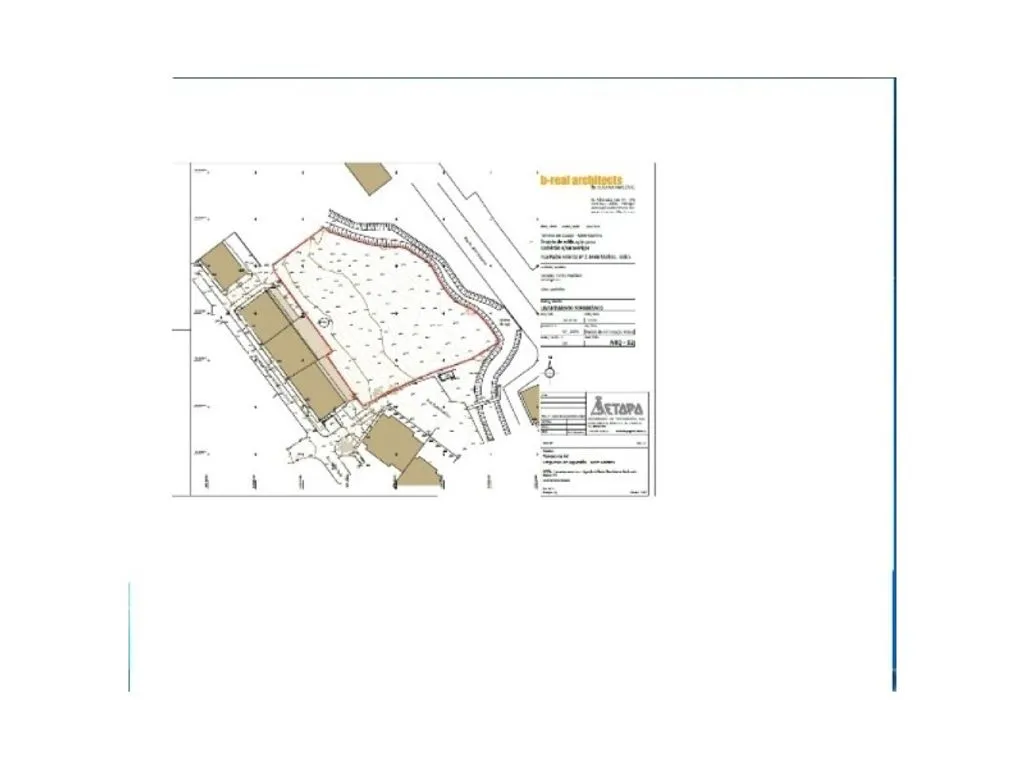 Plan - Land for Nursing Home in Algueirao Mem Martins