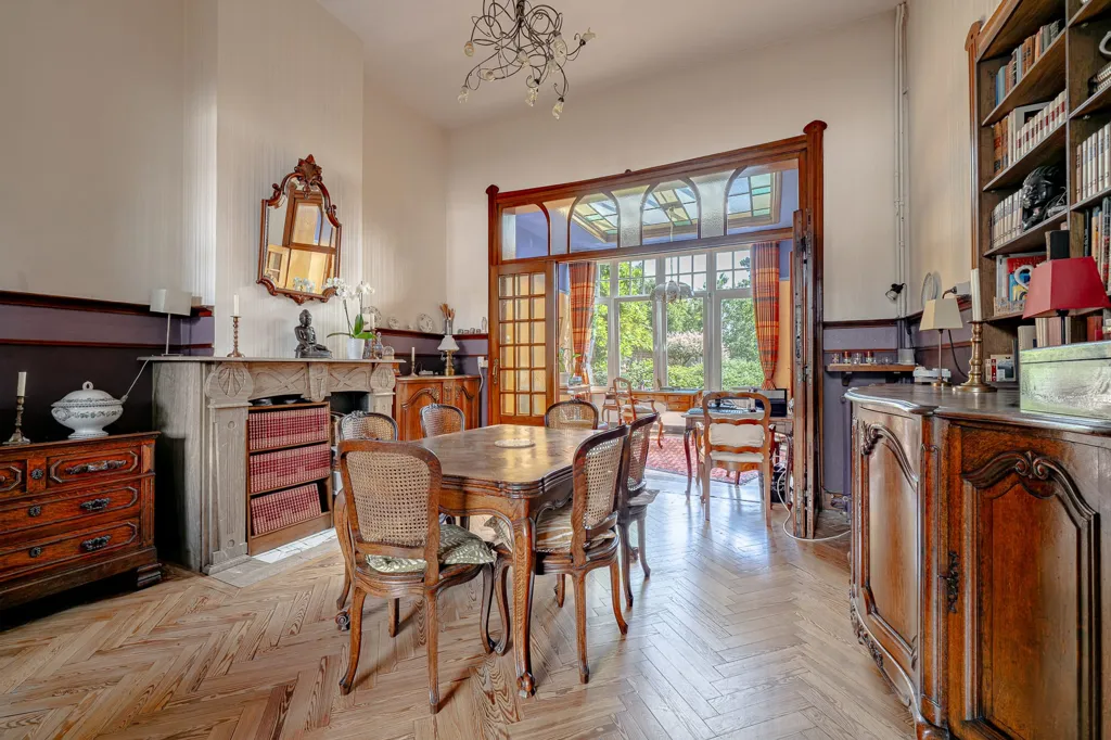 Salle à manger - Maison de Maître avec Jardin d'Exception à Tournai