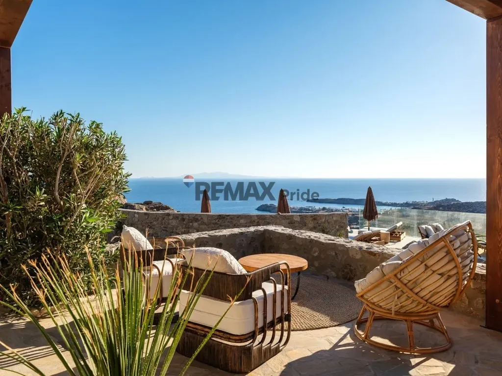 Terrasse - New Villa with Sea View in Mykonos