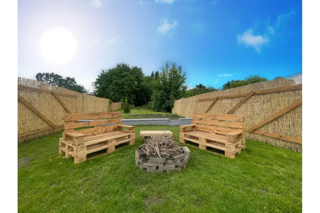 Jardin - Appartement à Mont-sur-Marchienne, Charleroi