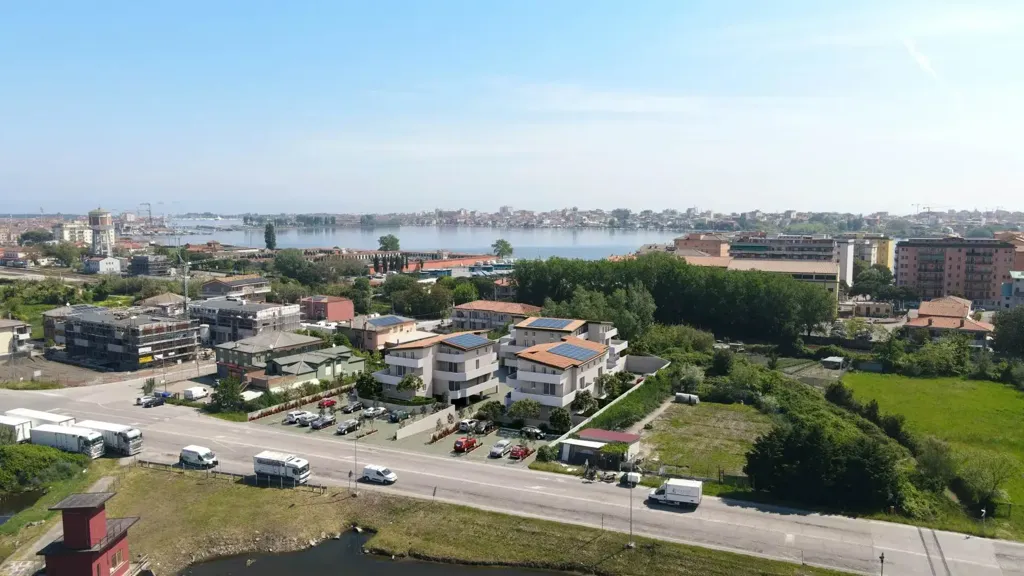 Vue aérienne - Apartment with Spacious Terrace in Chioggia