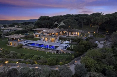 Vue aérienne - Villa avec Vue Mer à Saint-Tropez