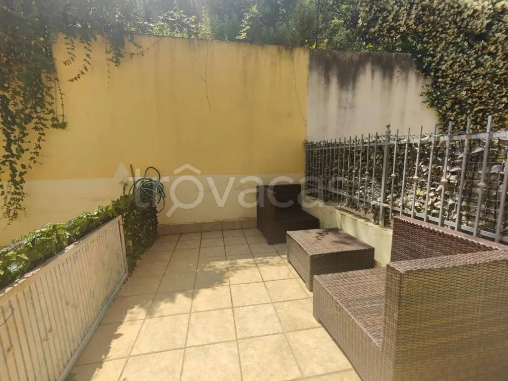Terrasse - Villa with Sea View in Ricadi