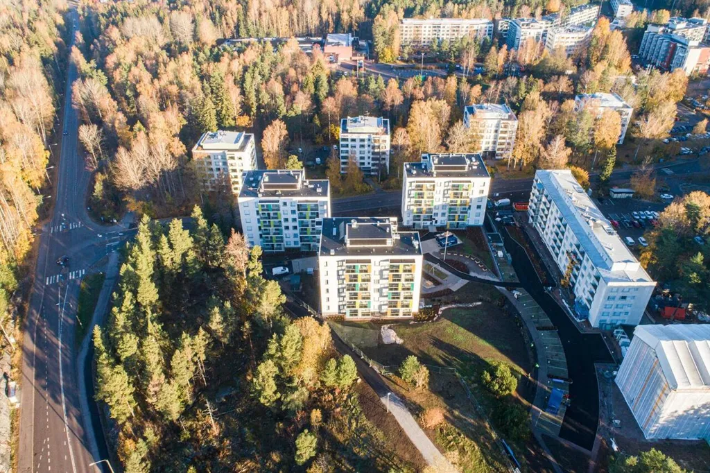 Õhuvaade - 1-toaline korter asukohas Espoo