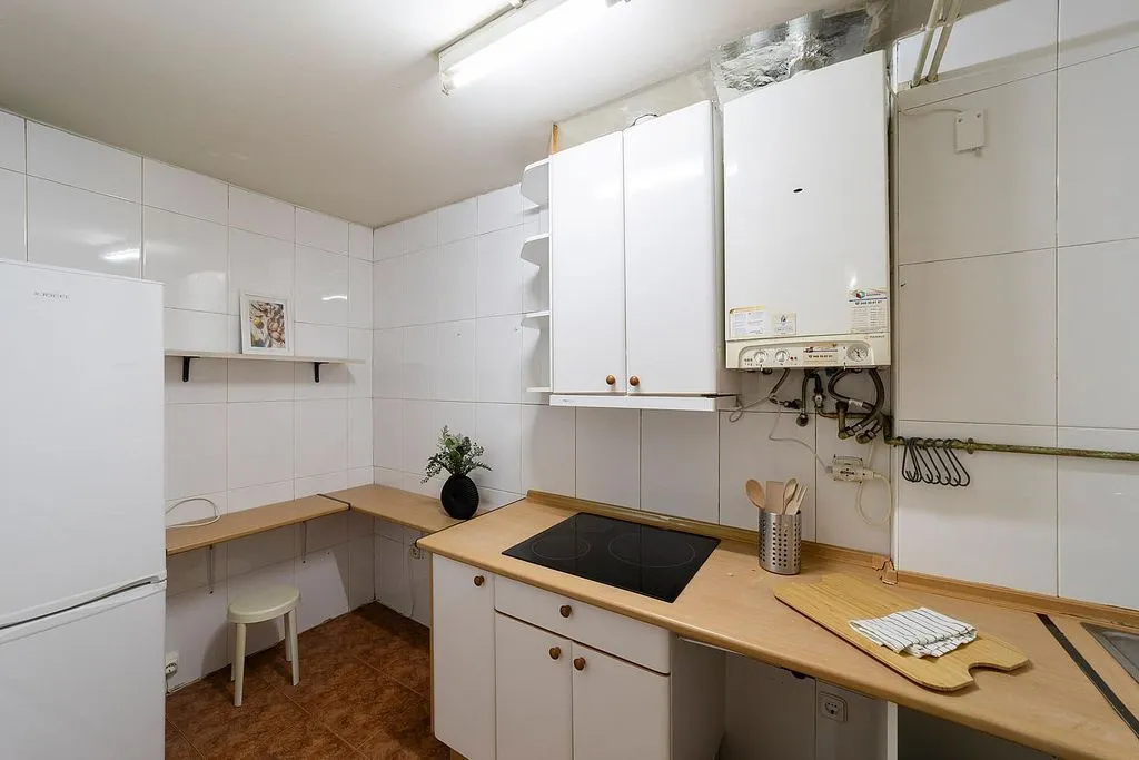 Cuisine - Furnished Flat with Balcony in Pamplona