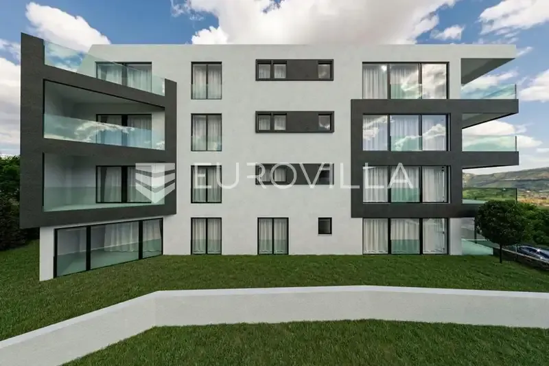 Vista aérea - Three-Room Sea View Apartment in Opatija