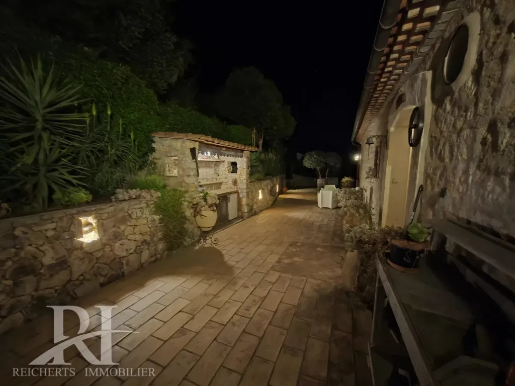 Terrasse - Mas en Pierre avec Piscine au Tignet