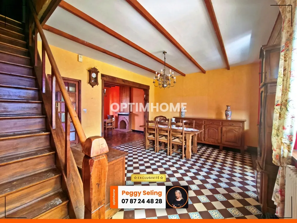 Söögituba - Semi-Detached House with Garden in Trélon